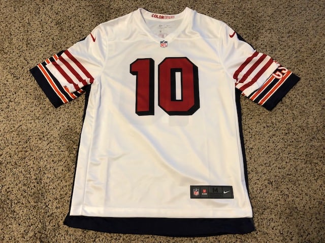 nfl jersey size compared to t shirt