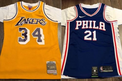 NBA Basketball Jersey Sizes Compared to 