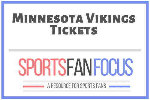 Minnesota Vikings Sports Tickets for sale